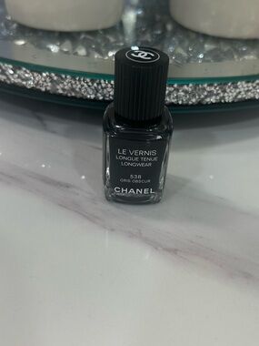 Chanel Black Nail Polish Bottle
